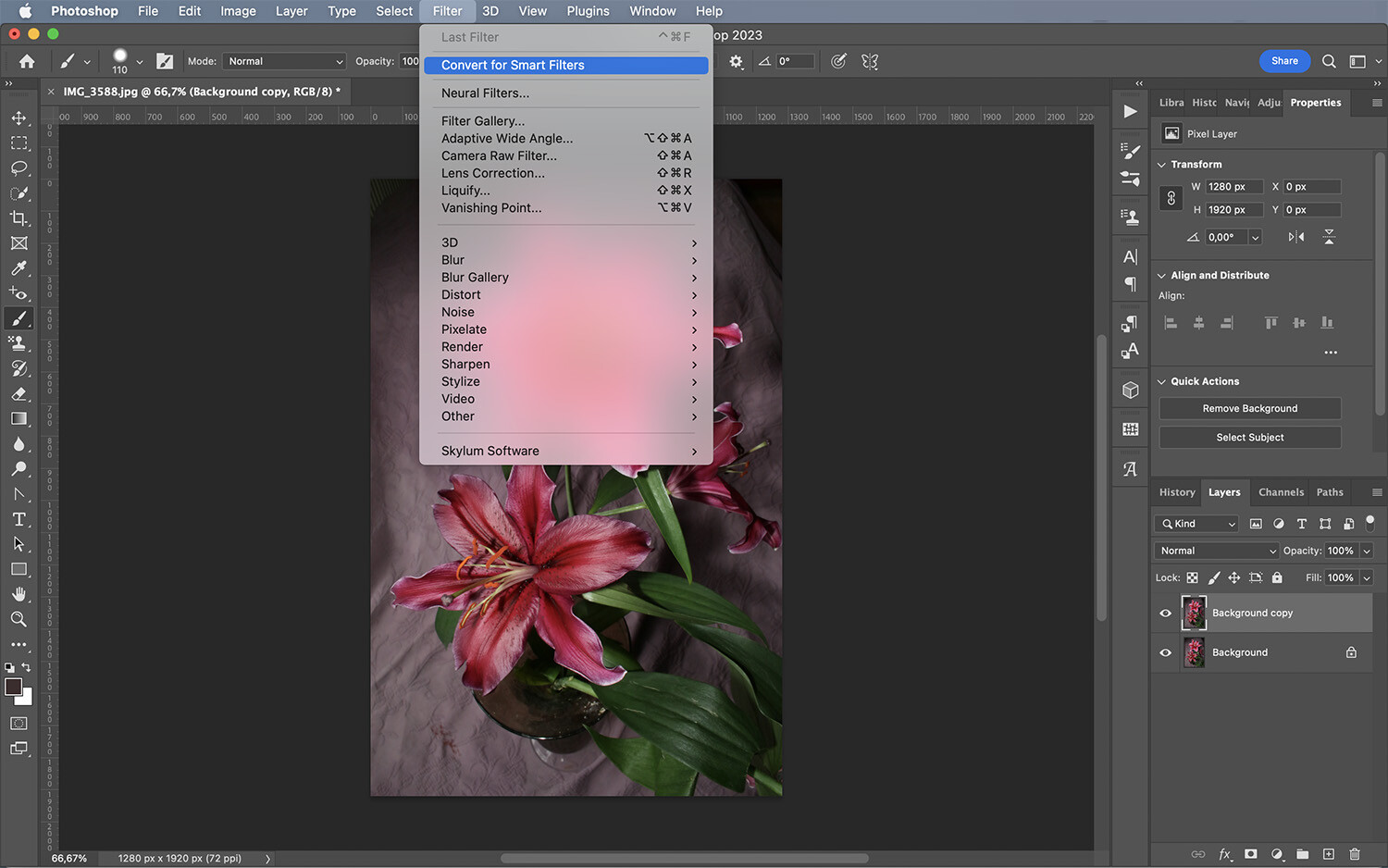 How to create a watercolor effect in Photoshop