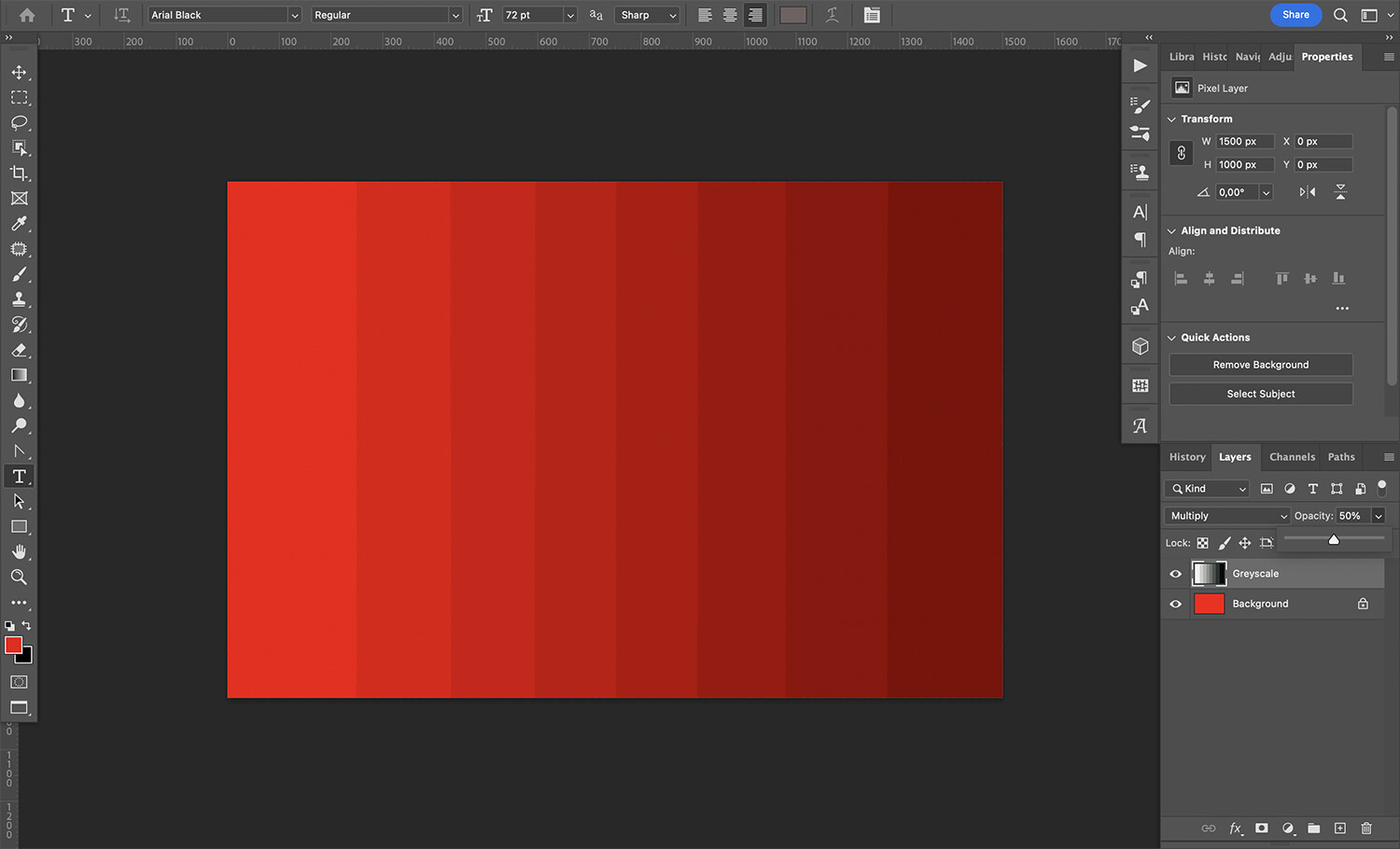Multiply blend mode